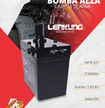 BOMBA ALZA CABINA SCANIA SERIE 2/3