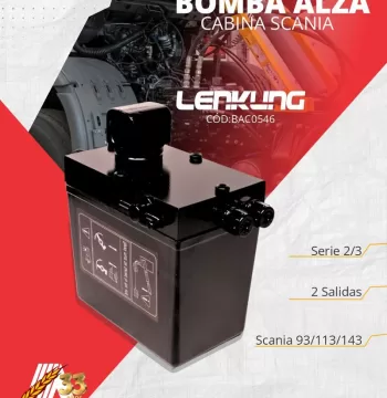 BOMBA ALZA CABINA SCANIA SERIE 2/3-82/92/112/142
